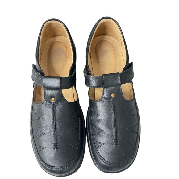 Hotter Comfort Concept Womens Sz 8 Black Leather Mary Jane Shoes Made in England - Picture 13 of 13
